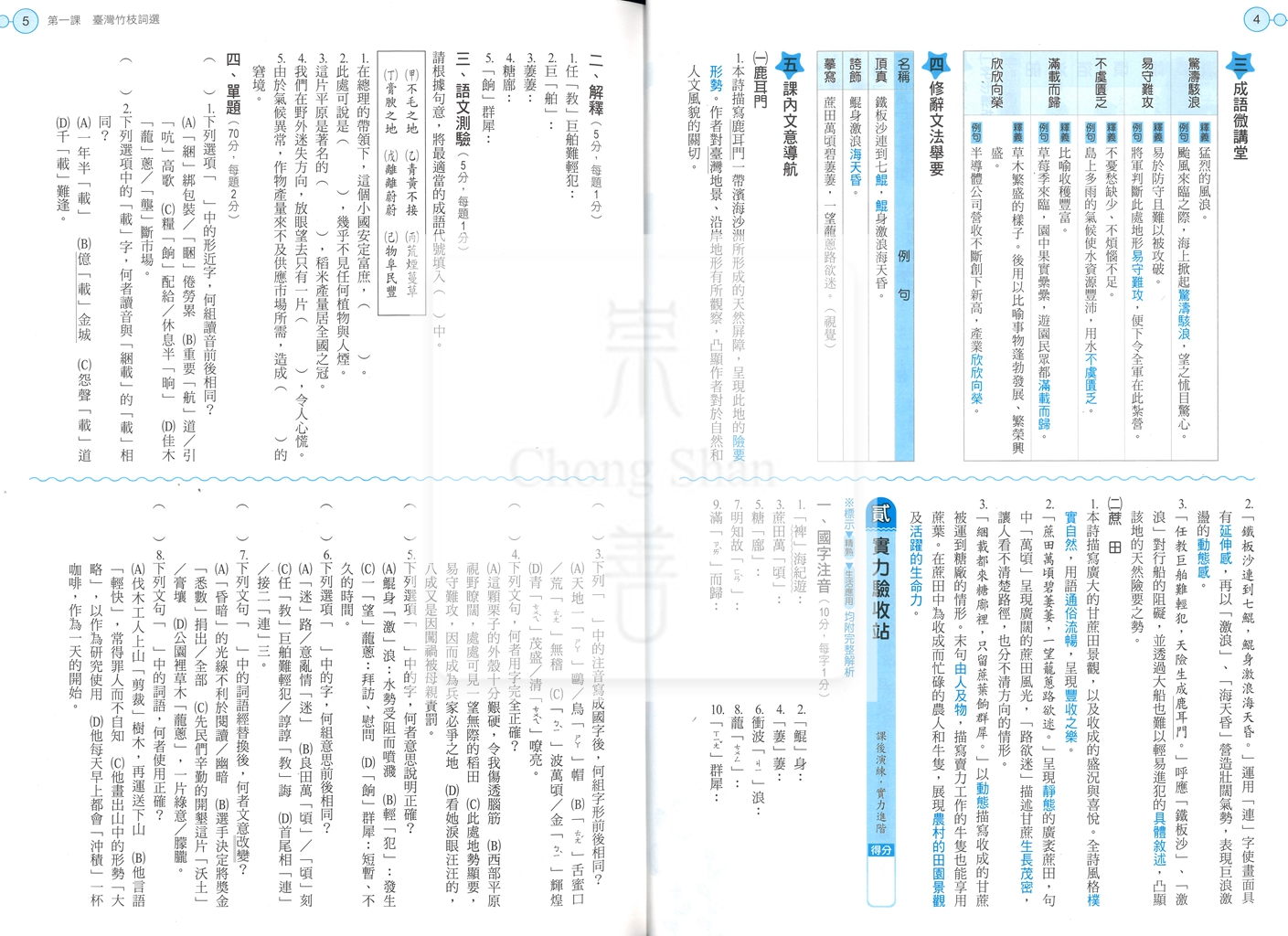 【國中114下】康軒國中百試達 國文(6)-國三下